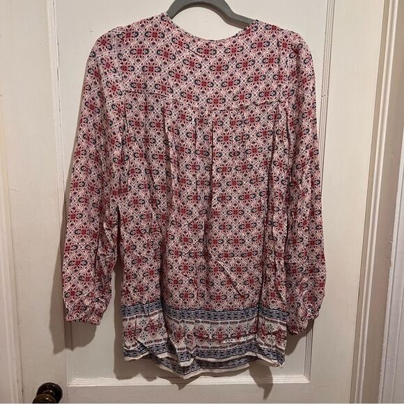 Max Studio Peasant Boho Blouse Womens Size Medium Spring 2024 - Picture 2 of 4